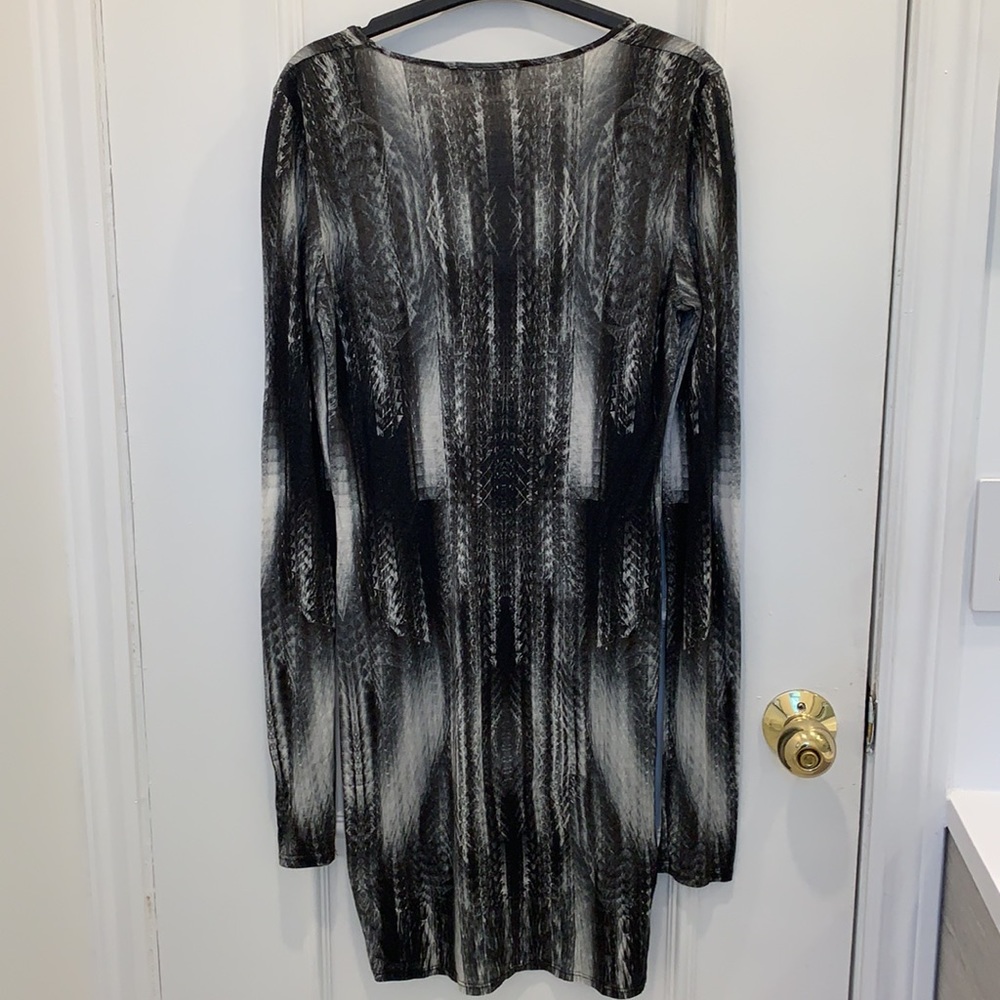 Helmut Lang Vertebrae Print Dress Size S - Picture 4 of 8